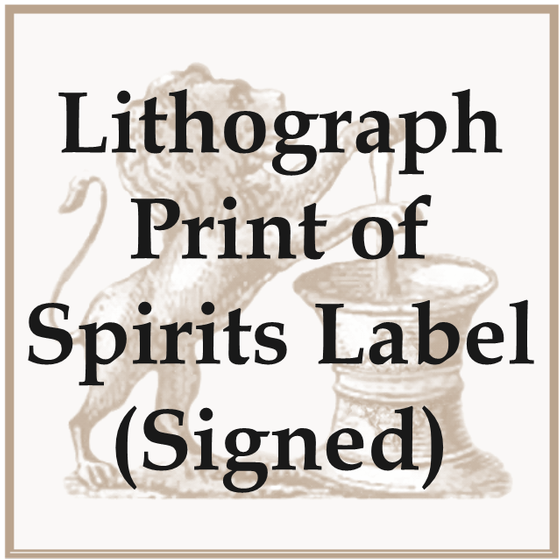 Misc - Print - Signed Spirit Label Lithograph
